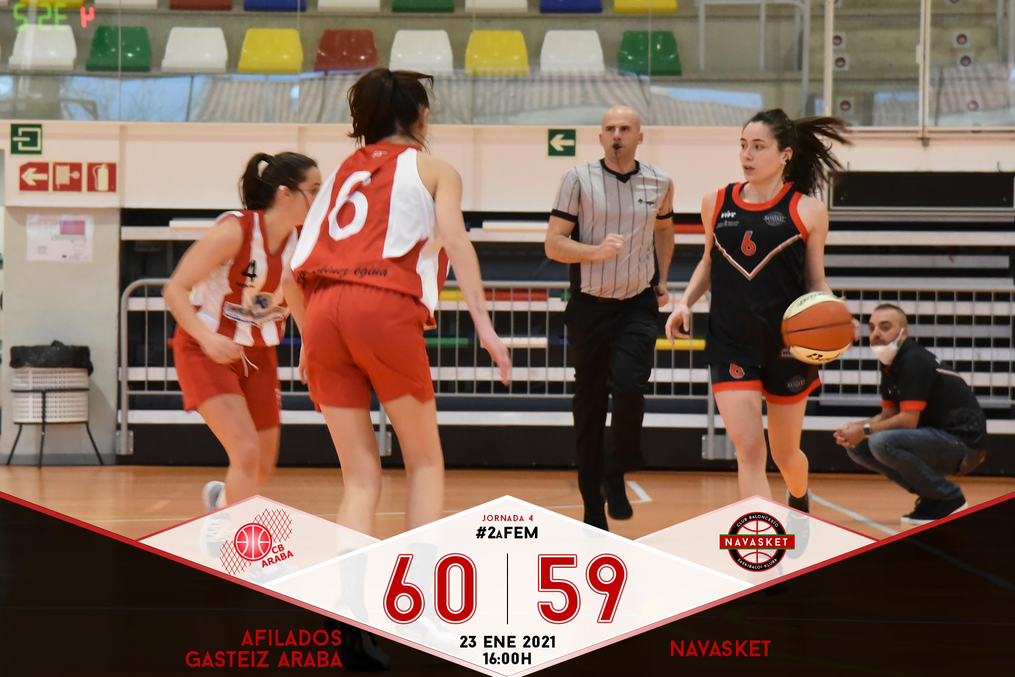 #2aFEM (J4) | Afilados Gasteiz Araba 60-59 Navasket