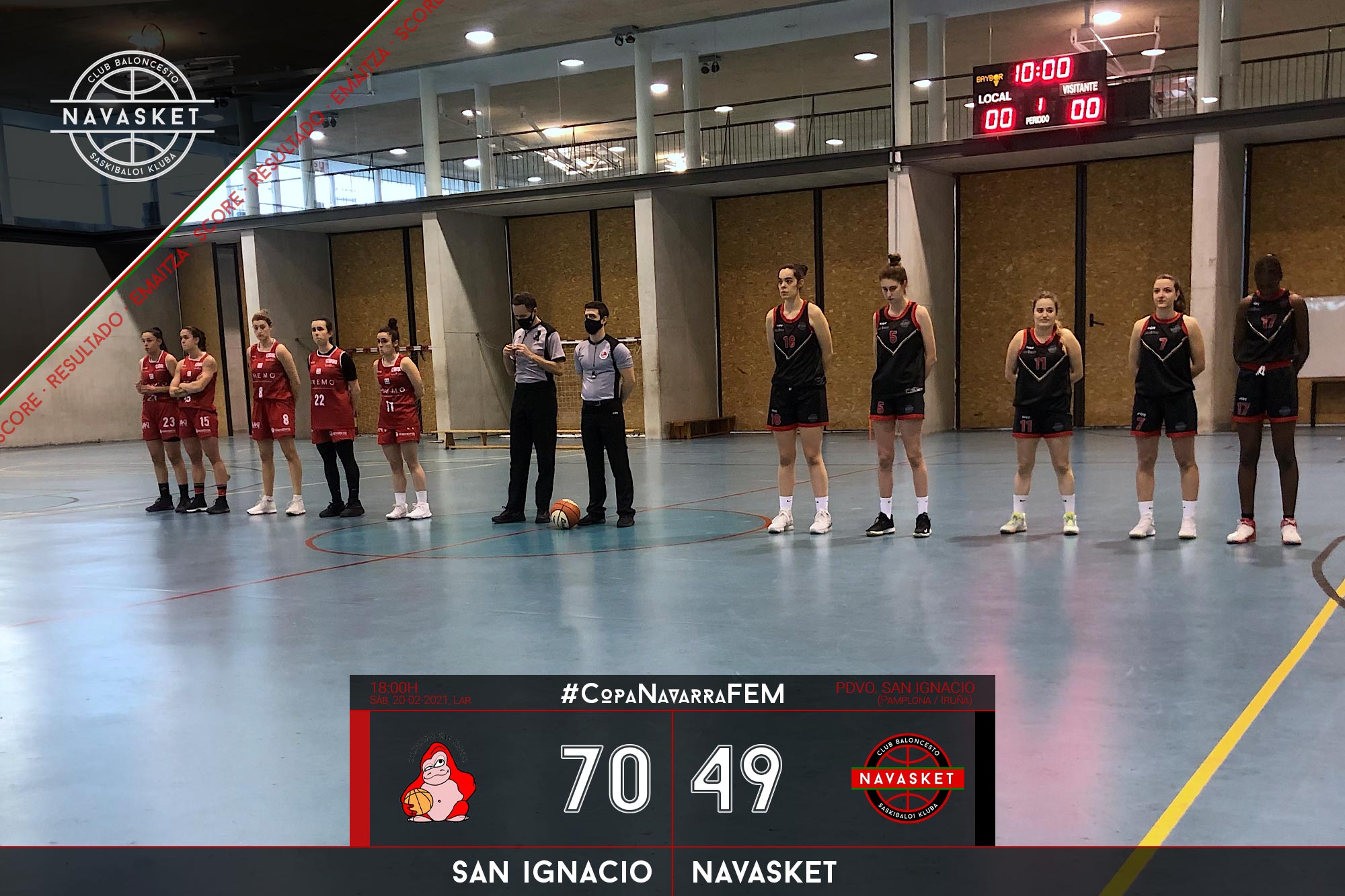 #CopaNavarraFEM | San Ignacio 70-49 Navasket