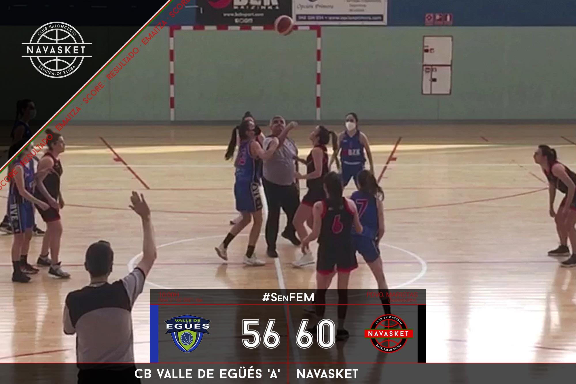 #SenFEM (J2) | CB Valle de Egüés 'A' 56-60 Navasket