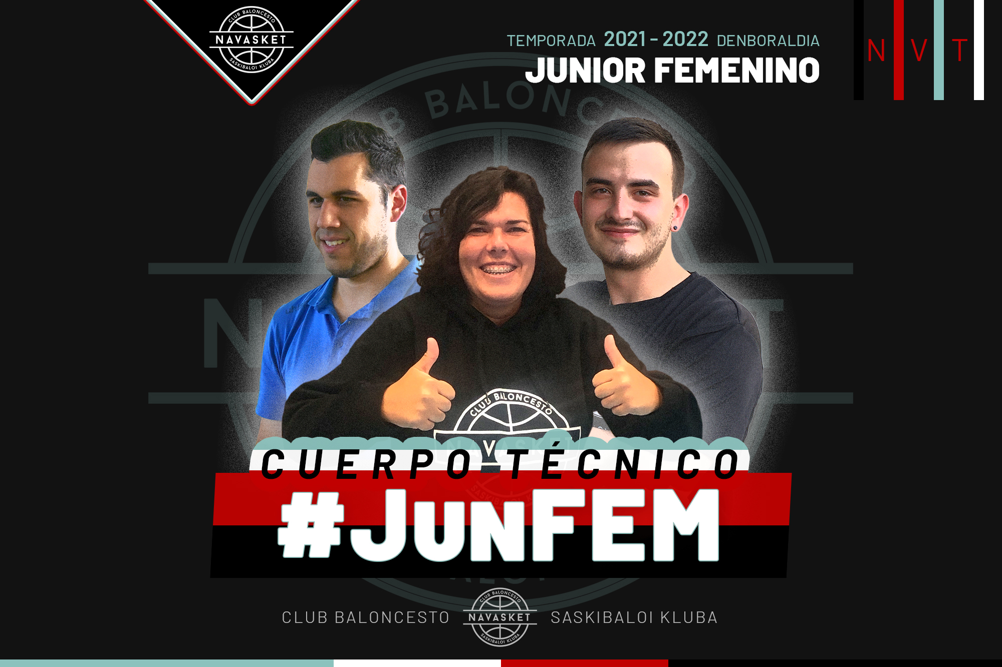 TEMPORADA 2021-2022 | Cuerpo técnico del grupo de trabajo Junior Femenino