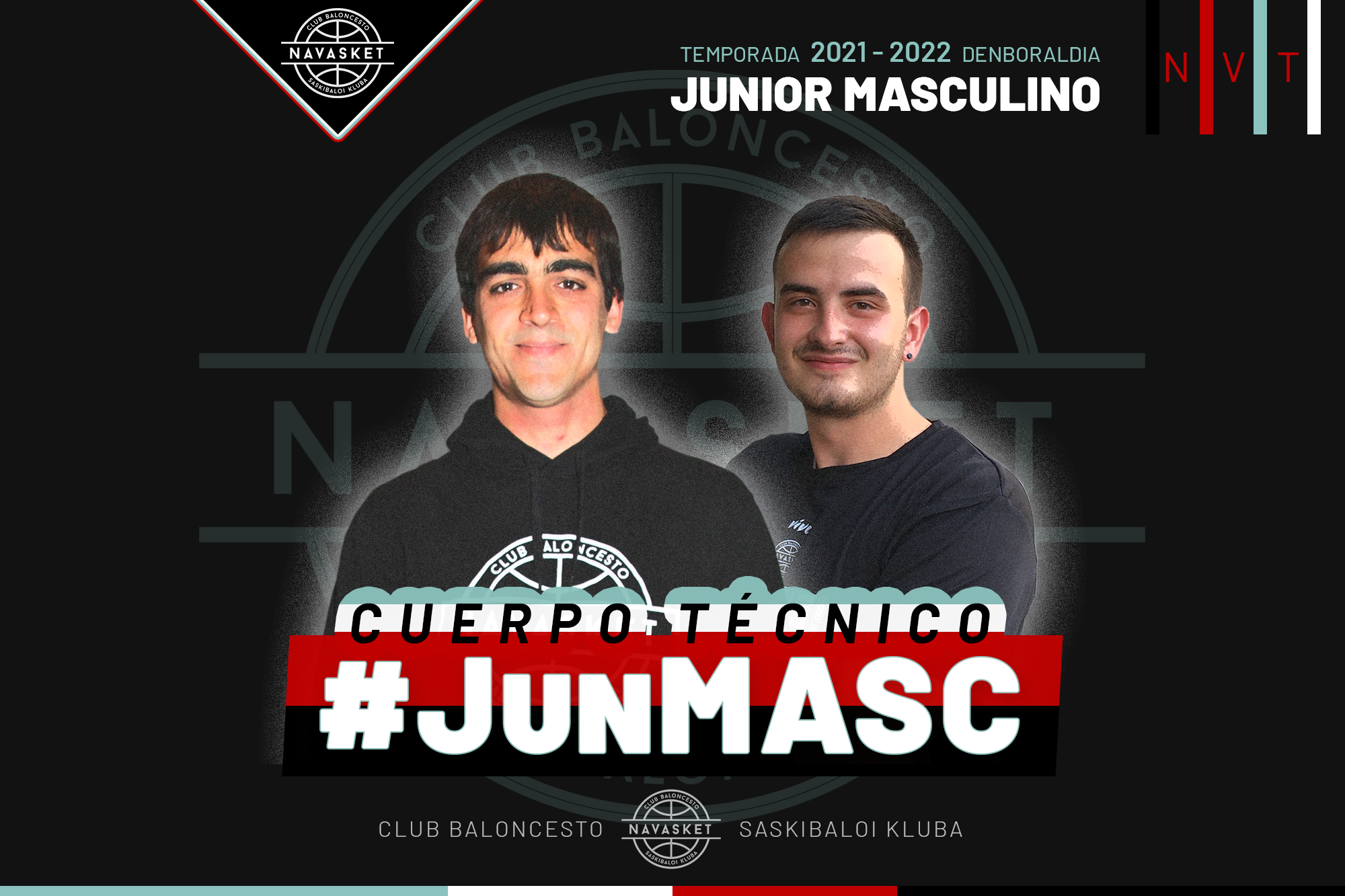 TEMPORADA 2021-2022 | Cuerpo técnico del grupo de trabajo Junior Masculino