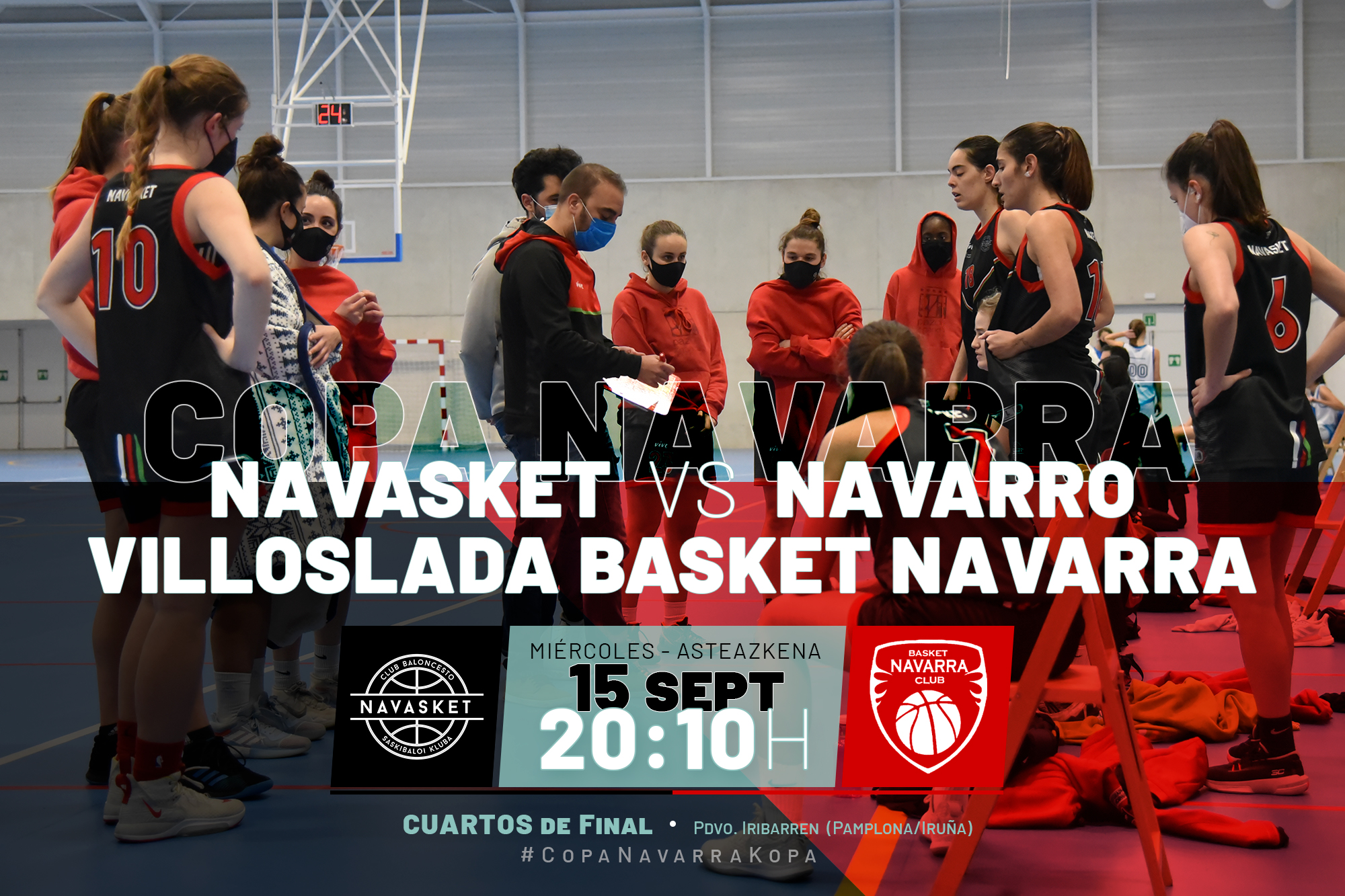 XXII COPA NAVARRA: Navarro Villoslada Basket Navarra, rival en cuartos (temp. 2021-2022)