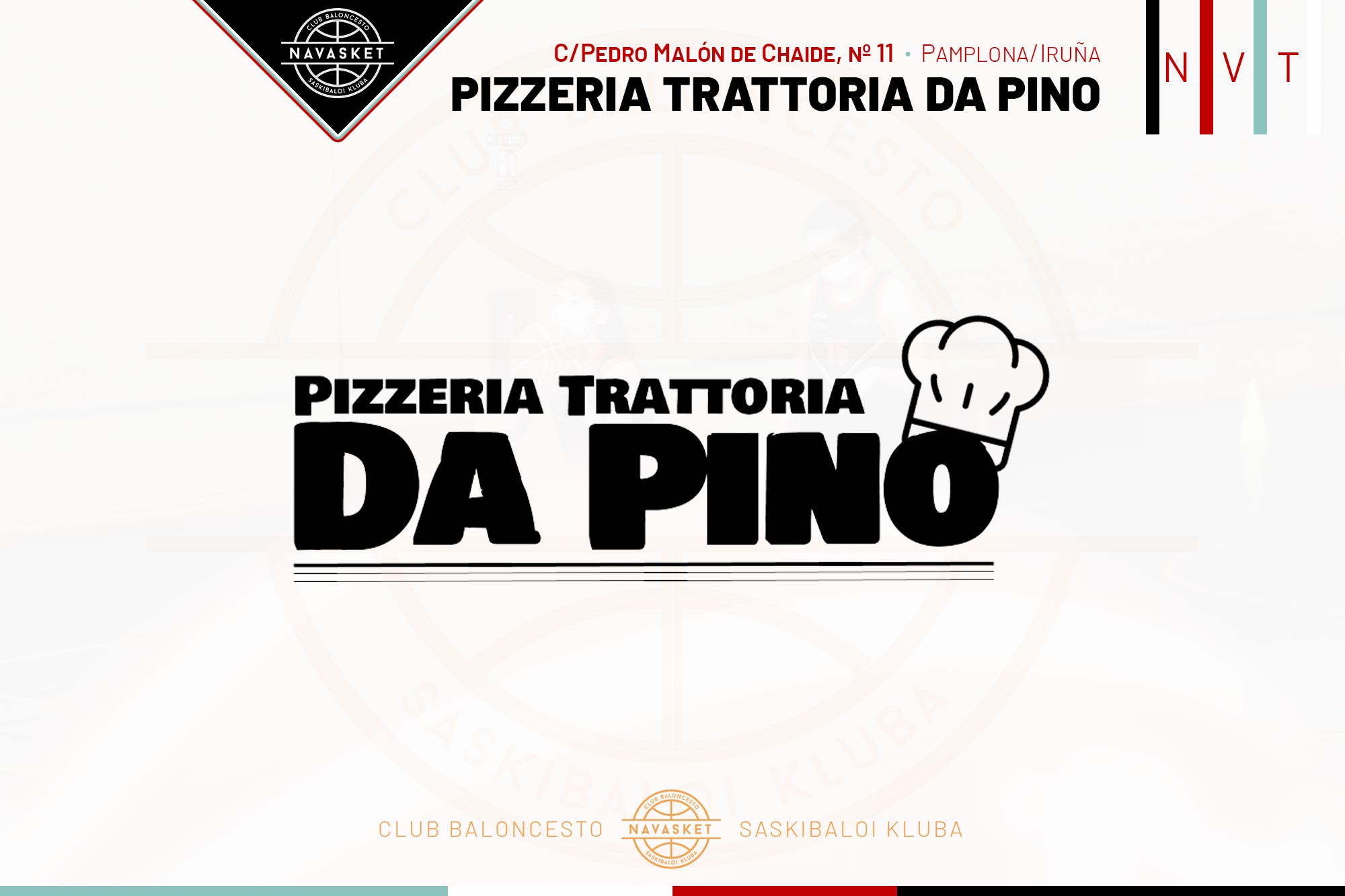 #PatrocinadoresNVT | PIZZERIA TRATTORIA DA PINO (temp. 2021-2022)