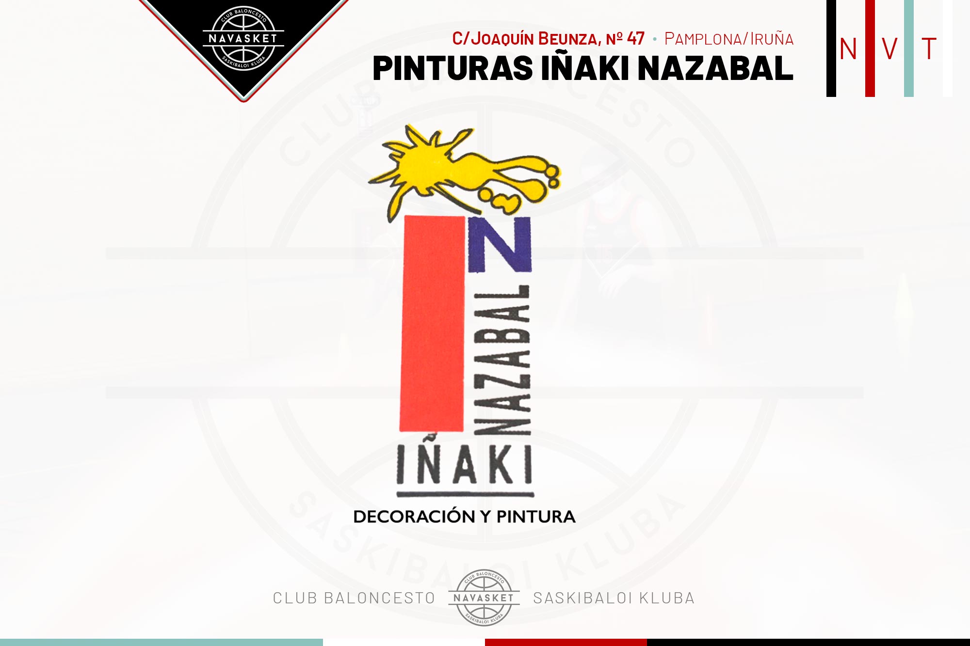 #PatrocinadoresNVT | DECORACIÓN Y PINTURAS IÑAKI NAZABAL (temp. 2021-2022)