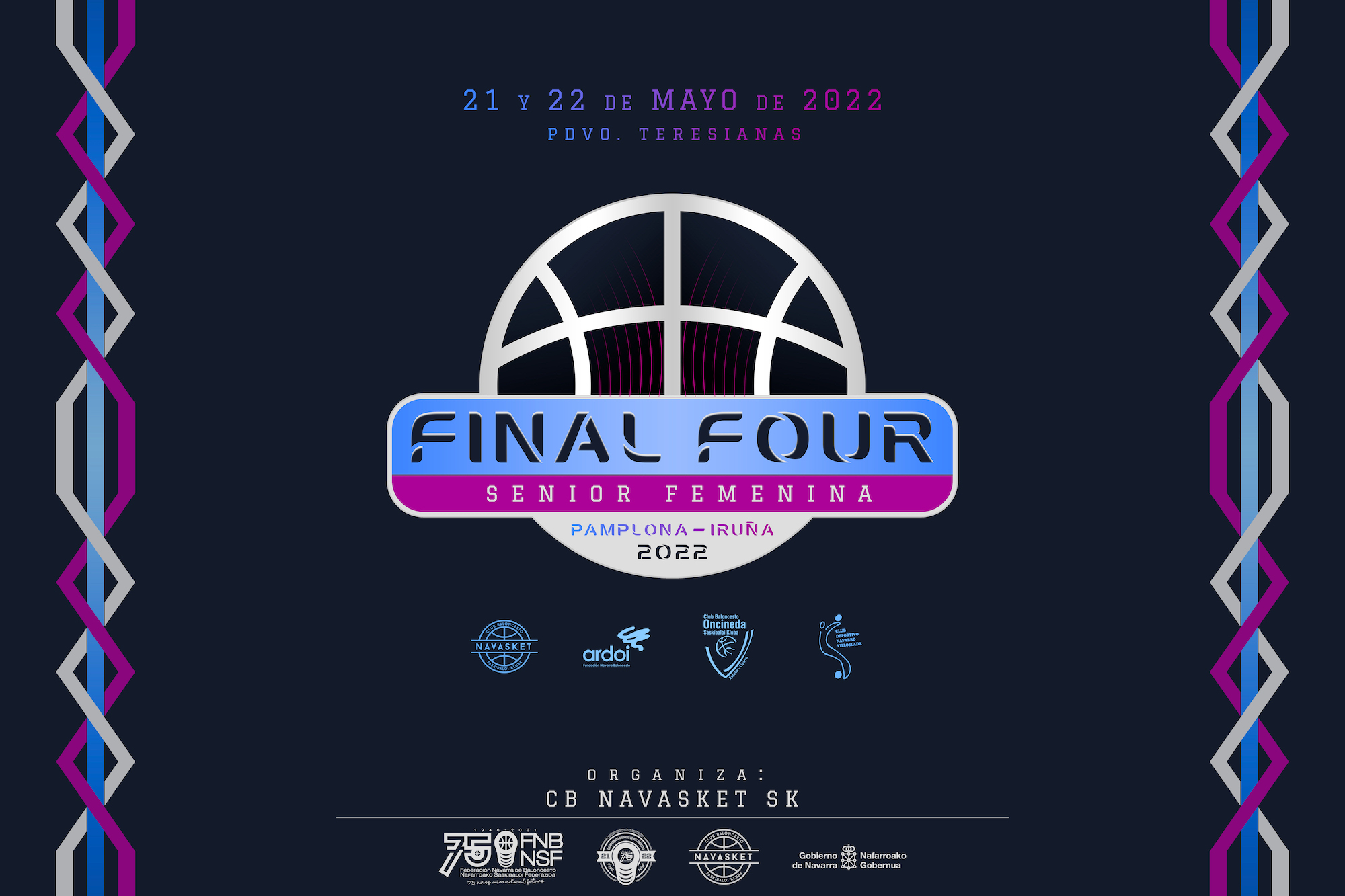 #F4SeniorFemNAV | Logo Final Four Senior Femenina 2022