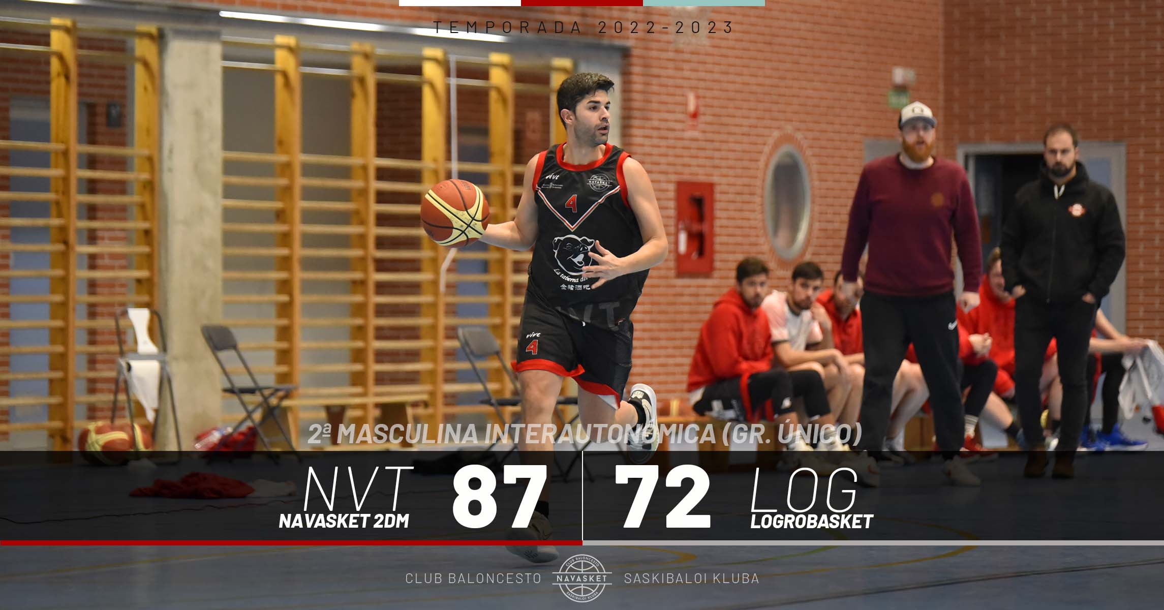 #2aMASC (J.13) | Navasket 2DM 87-72 Logrobasket