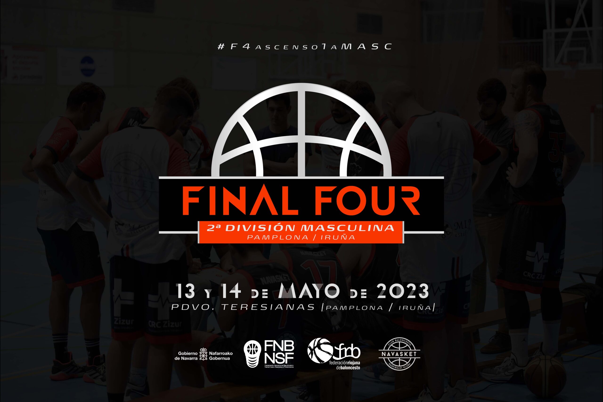 #F4Ascenso1aMASC | Logo Final Four 2ª Masculina Interautonómica 2023