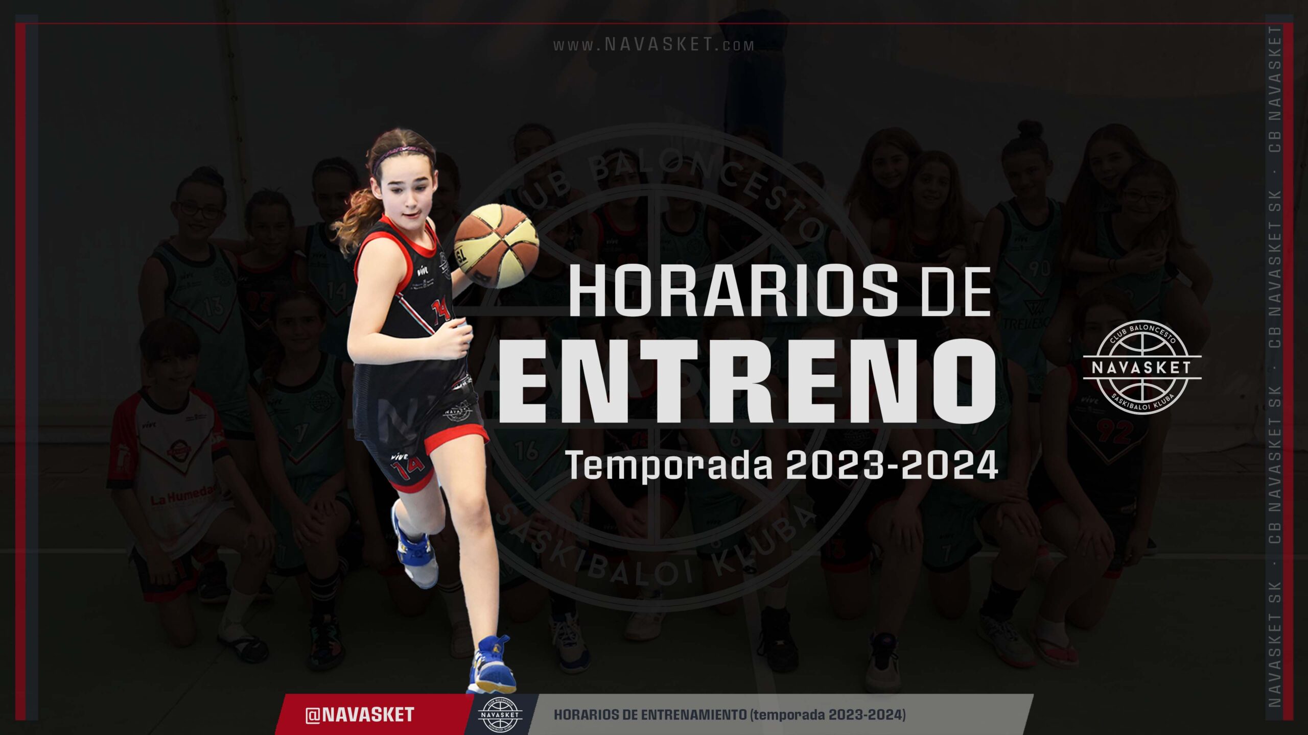 NVT | Horarios de entreno (temp. 2023-2024)