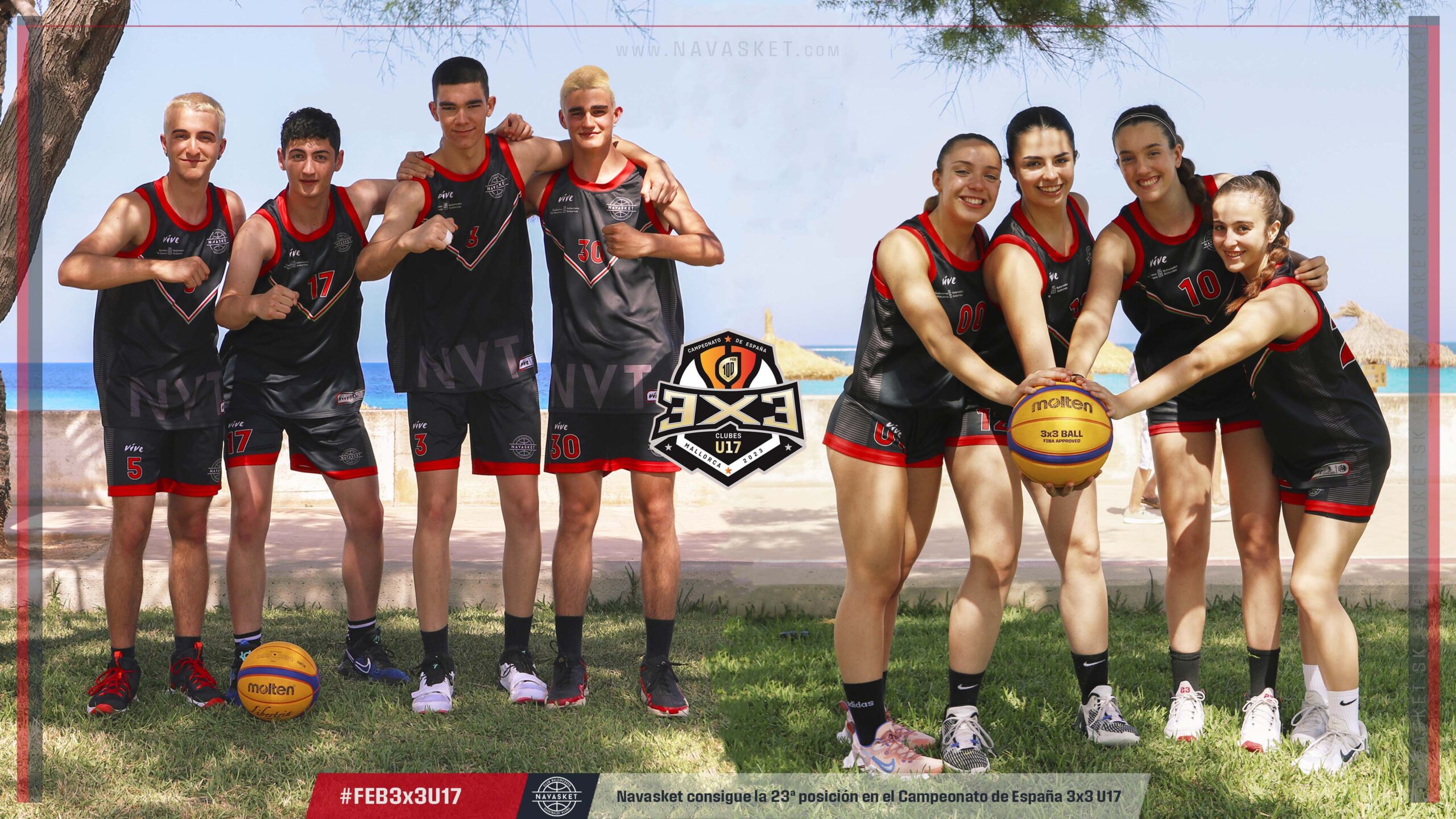 #FEB3x3U17 | Navasket consigue la 23ª posición en el Campeonato de España 3x3 U17