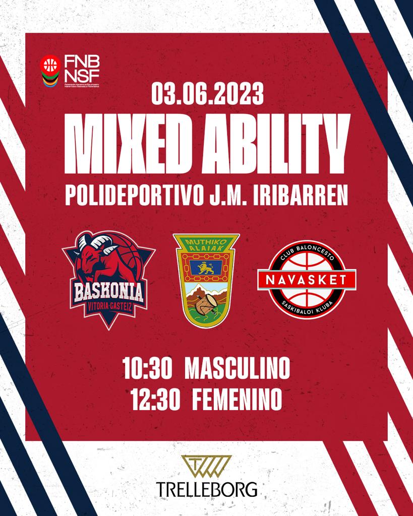 Nuestras chicas cadetes jugarán contra Baskonia Mixed Ability