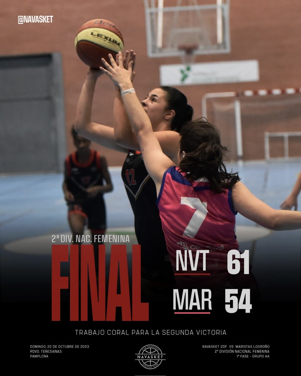 #2aFEM | J.4 | Navasket 2DF 61-54 Maristas Logroño