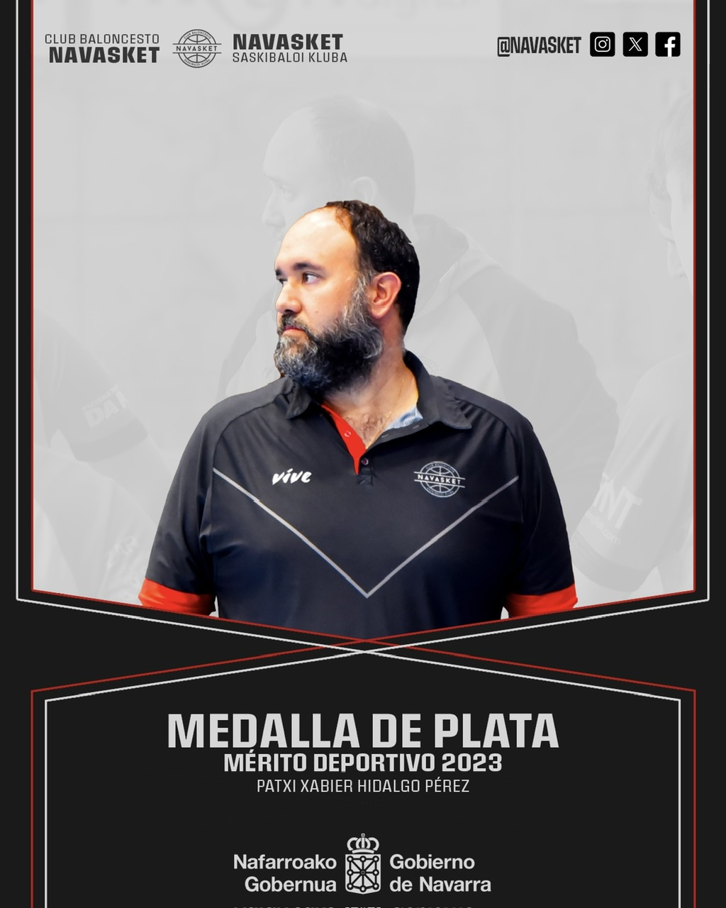 MEDALLA DE PLATA | Patxi Xabier Hidalgo Pérez (Mérito Deportivo 2023)