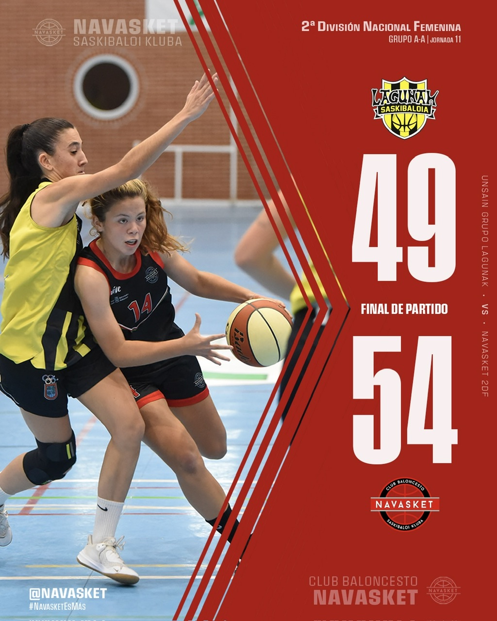 #2aFEM | J.11 | Unsain Grupo Lagunak 49-54 Navasket 2DF