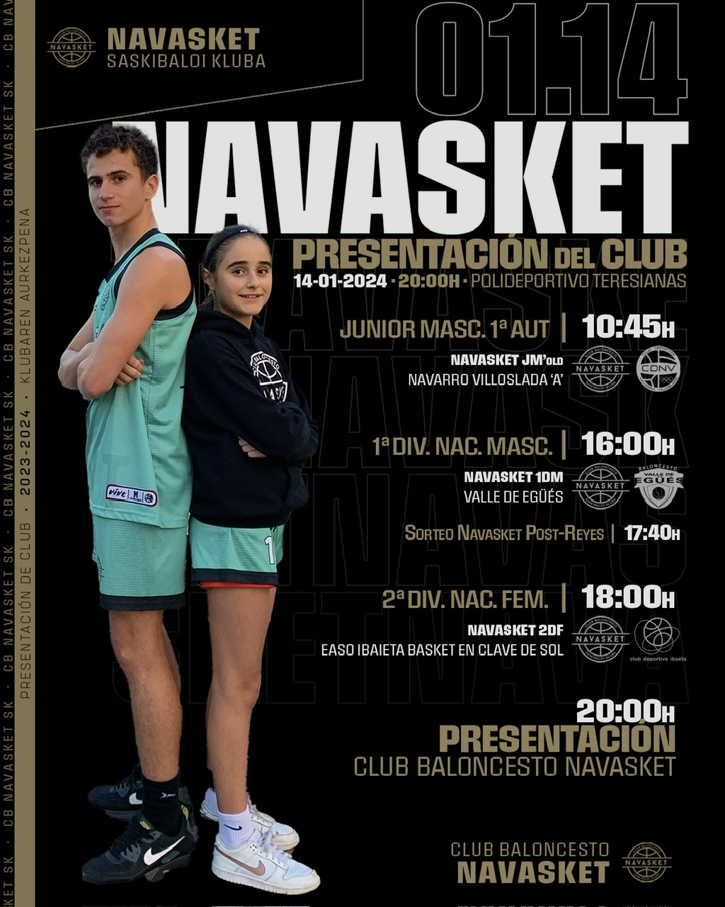 CLUB | Presentación de equipos Navasket 2023-2024