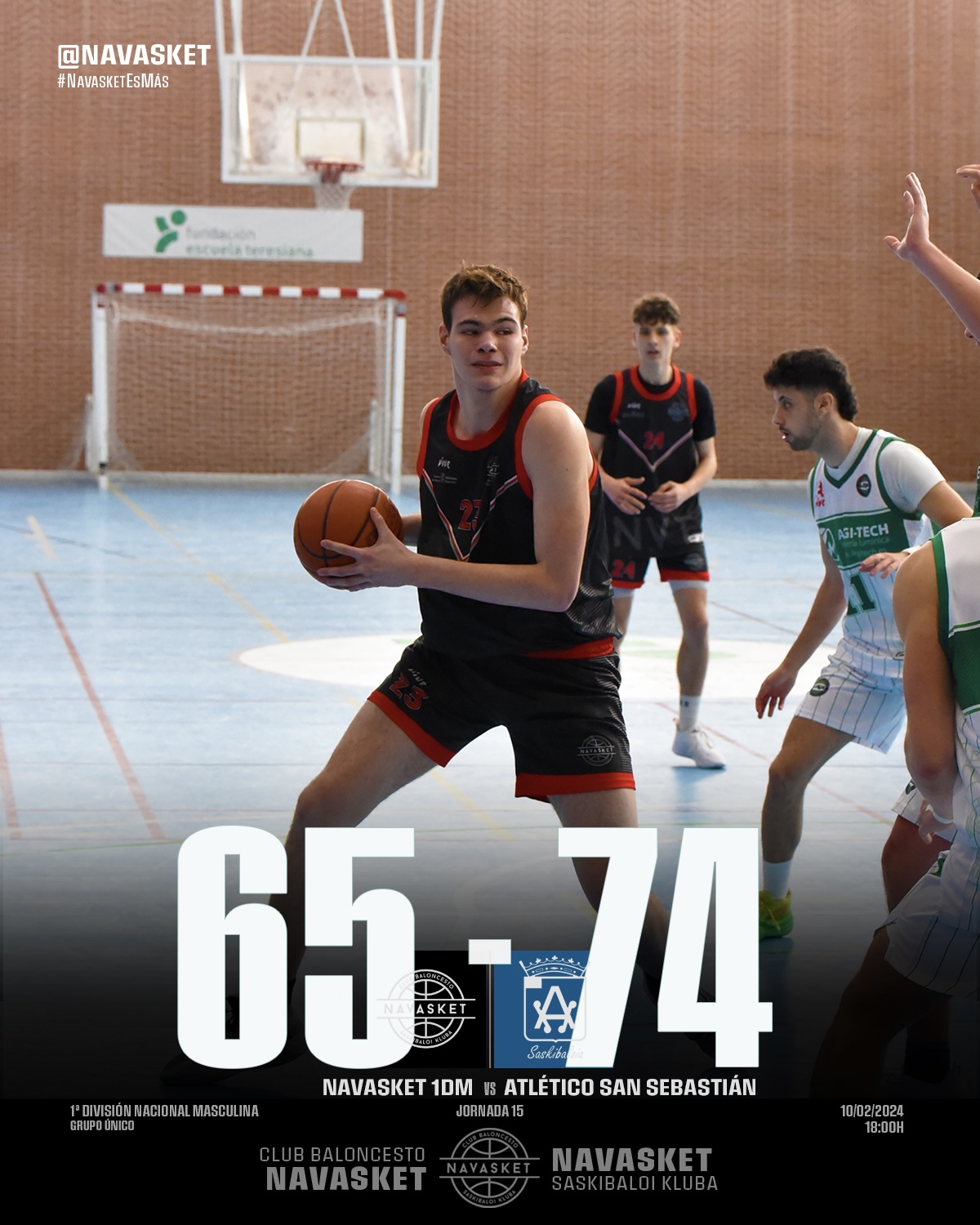 #1aMASC | J.15 | Navasket 1DM 65-74 Atlético San Sebastián