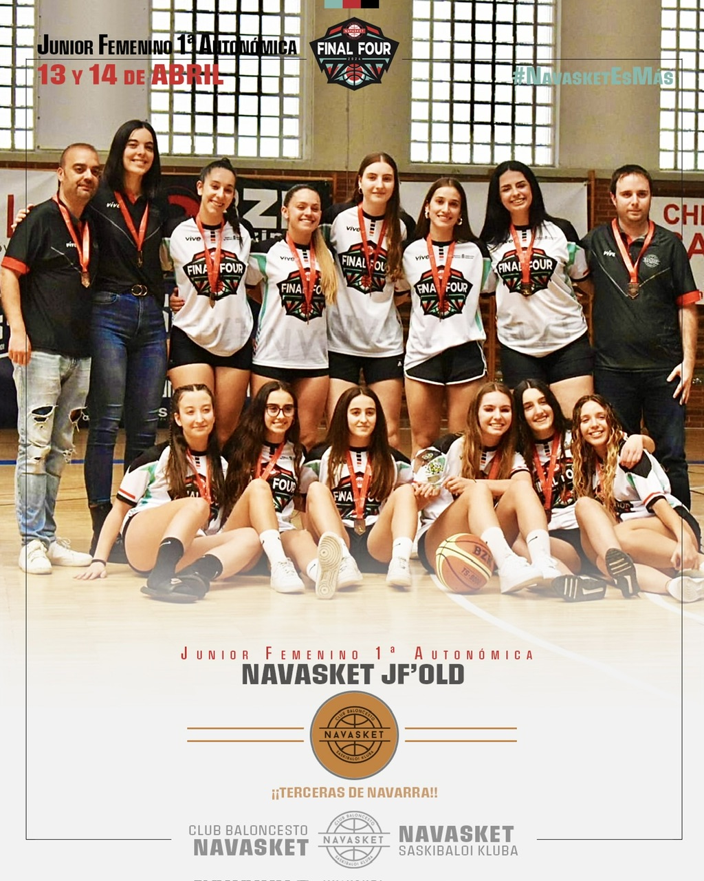 #F4JuniorFemNAV 2024 | NAVASKET JF’OLD | Terceras de Navarra