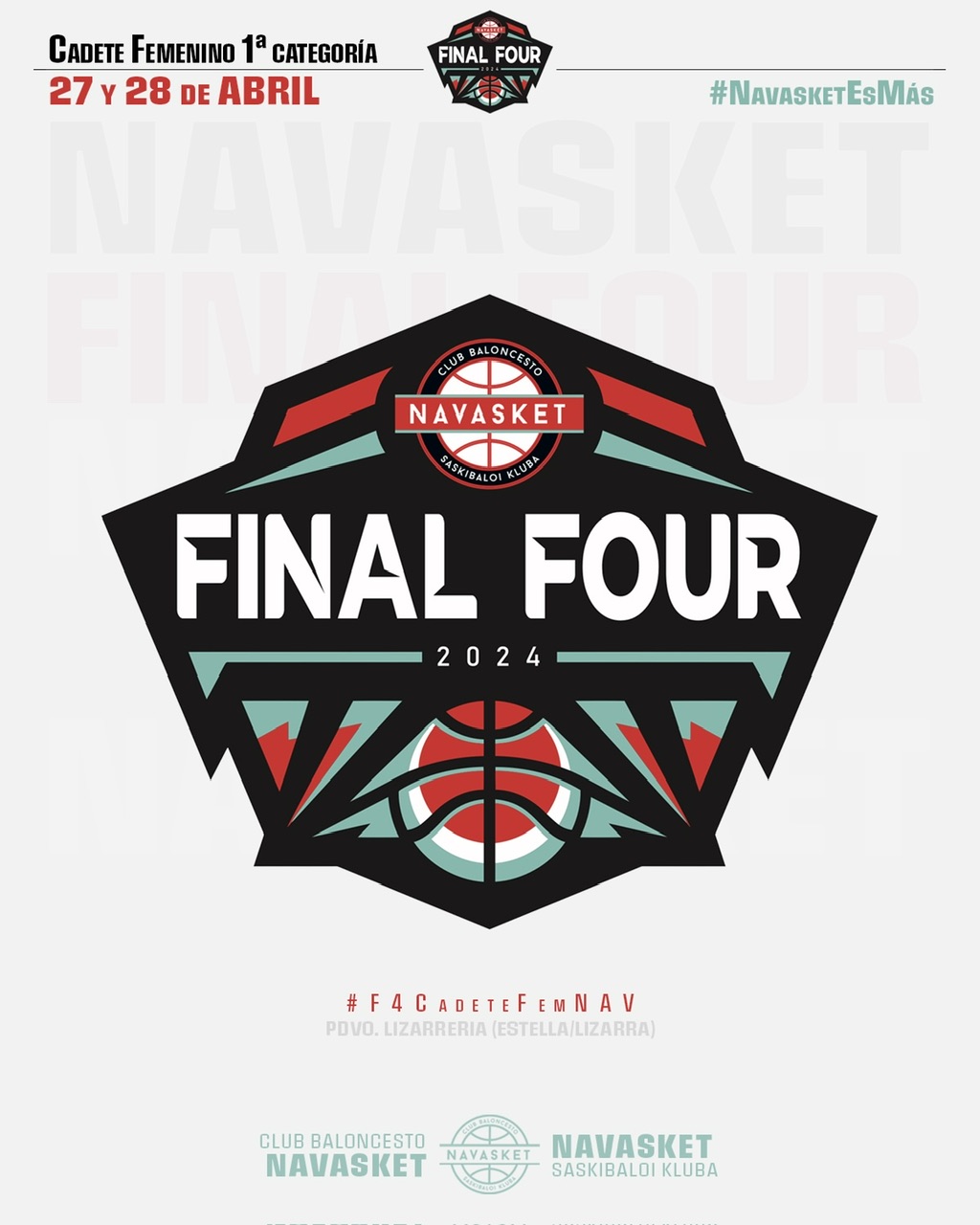 FINAL FOUR | Cadete Femenino 1ª categoría (27-28 abril 2024)