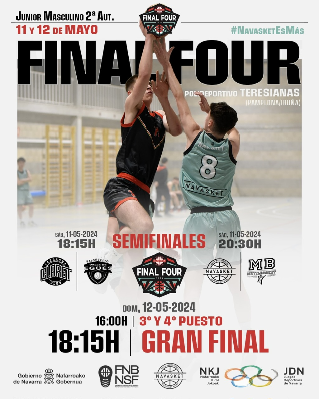 FINAL FOUR | Junior Masculino 2ª Autonómica (11-12 mayo 2024)