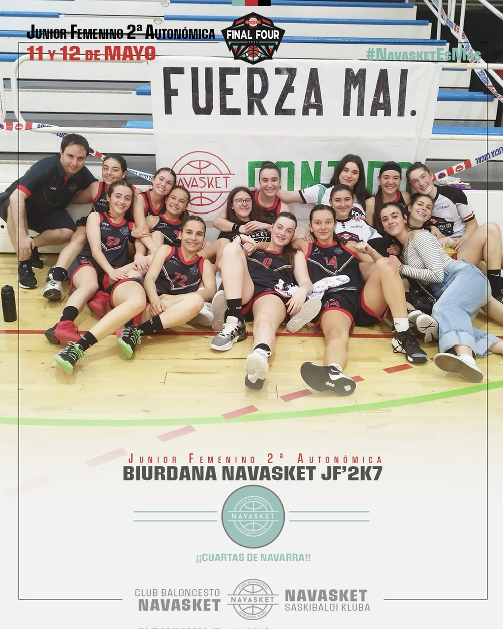 #F4JuniorFemNAV 2ªAut. 2024 | BIURDANA NAVASKET JF’2K7 | 4ª de Navarra