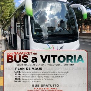 NAVASKET | Bus a la Semifinal de ascenso a 1ª Nacional Femenina (2024-2025)