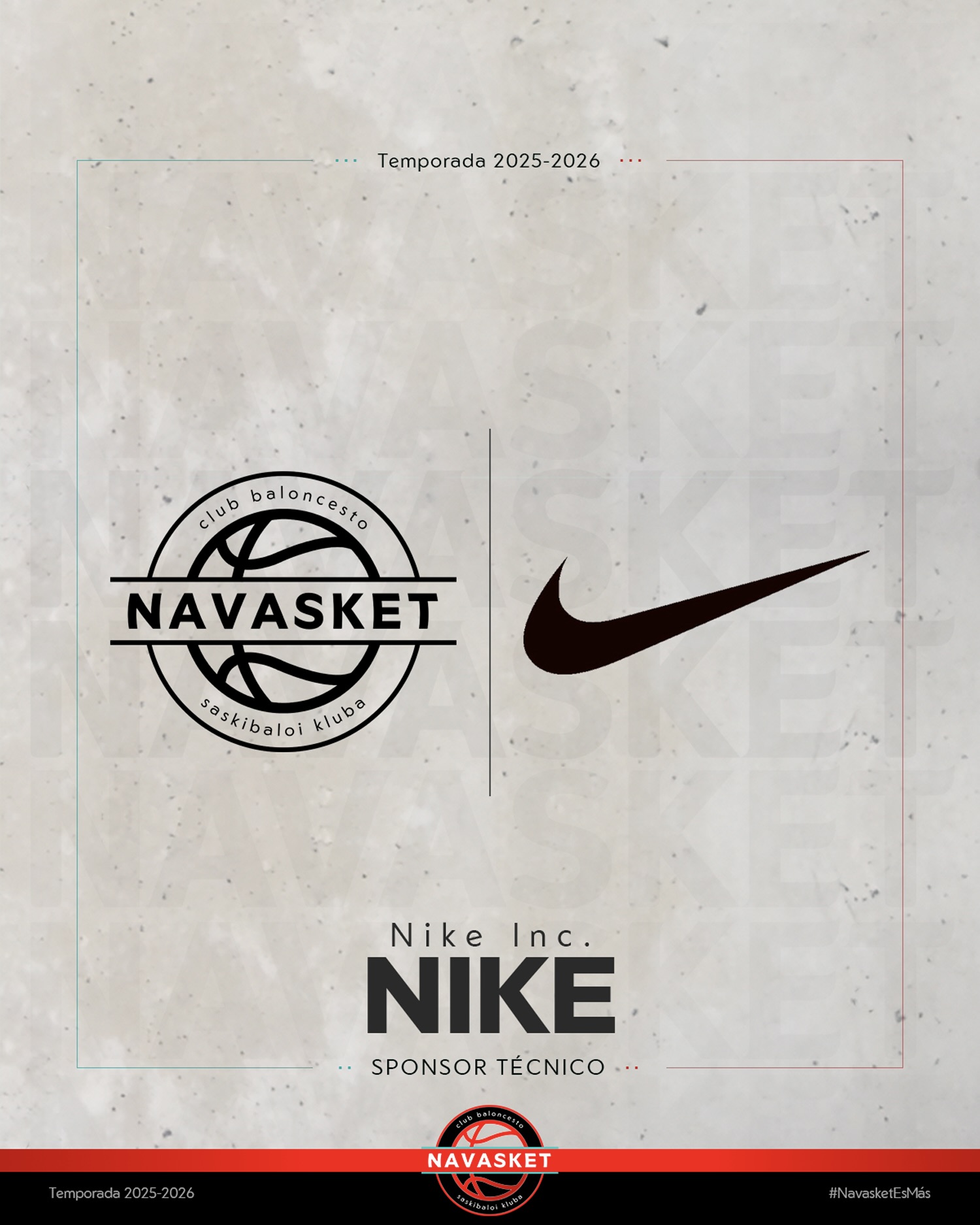 NIKE INC | Sponsor técnico del CB Navasket SK