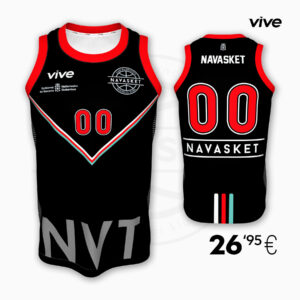 TIENDA | Camiseta negra de juego Navasket (1ª equipación)