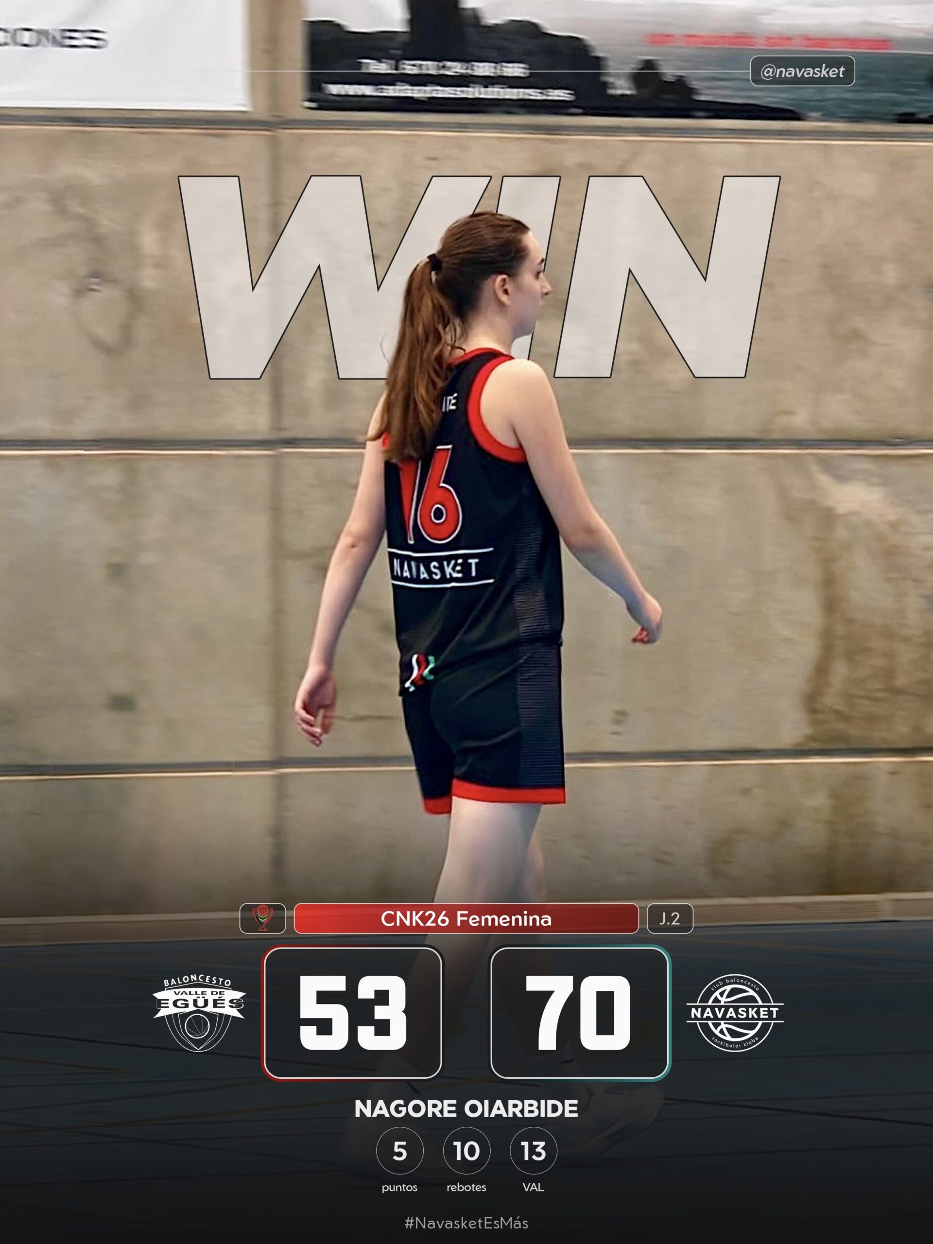 GAME-RECAP | Elaborados Naturales Valle de Egüés 53-70 Navasket 2DF
