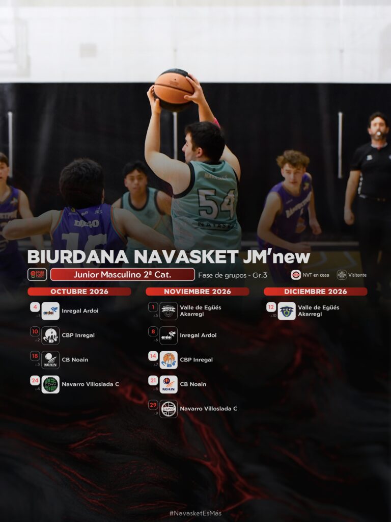 #NVT | Calendario Biurdana Navasket JM'new (2026-2027)