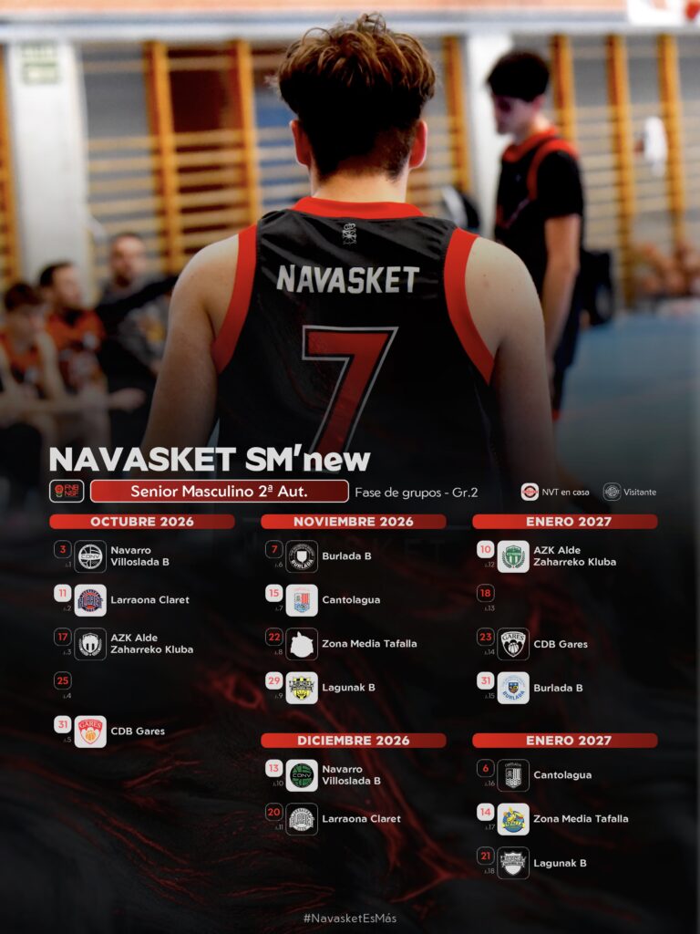 #NVT | Calendario Navasket SM'new (2026-2027)