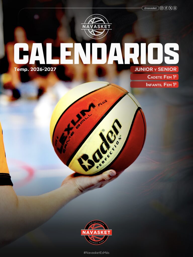 #NVT | Calendarios Senior, Junior, CF 1ª e IF 1ª (2026-2027)