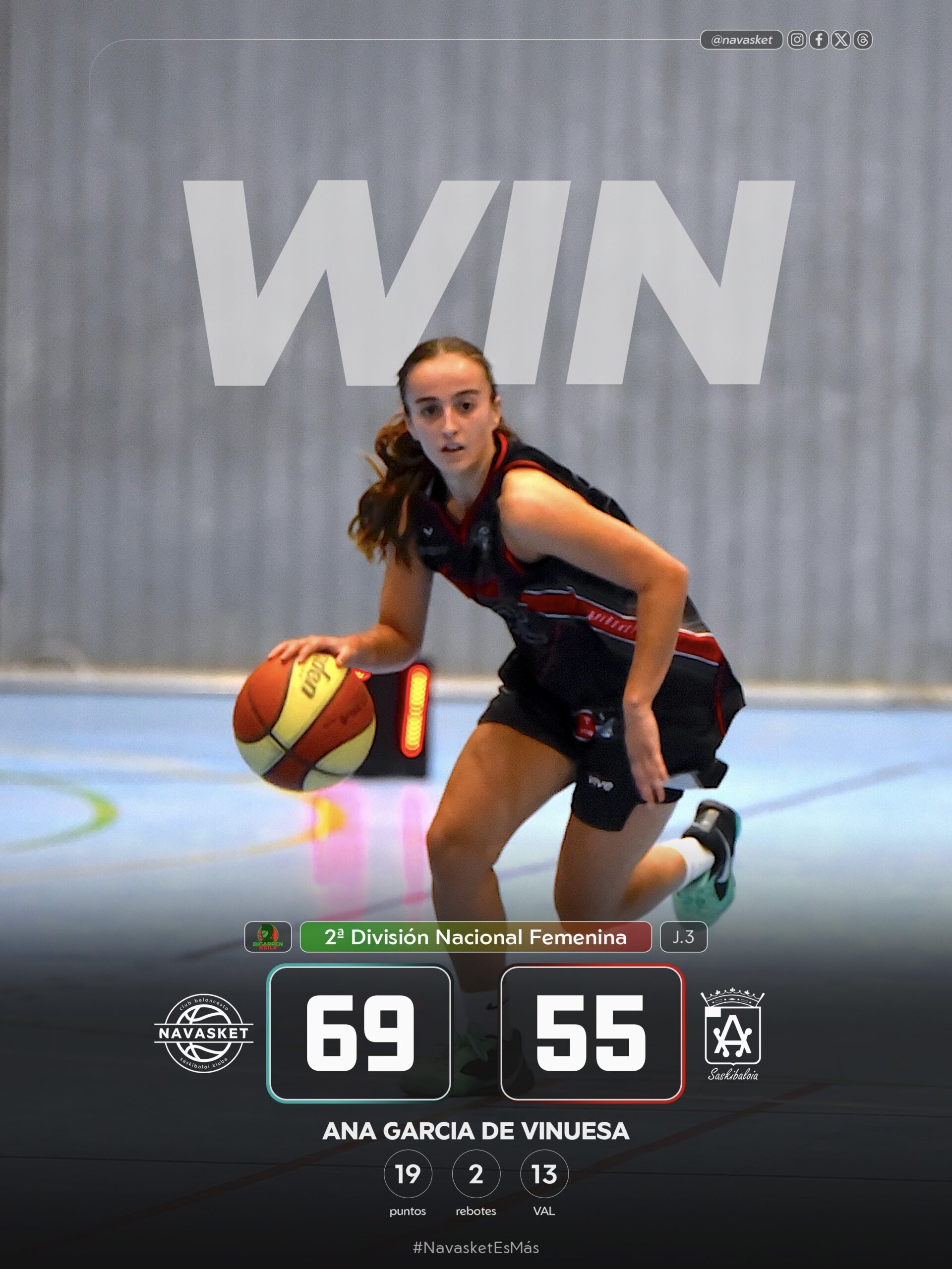 GAME-RECAP | 2DF | Navasket 2DF 69-55 Atlético San Sebastián