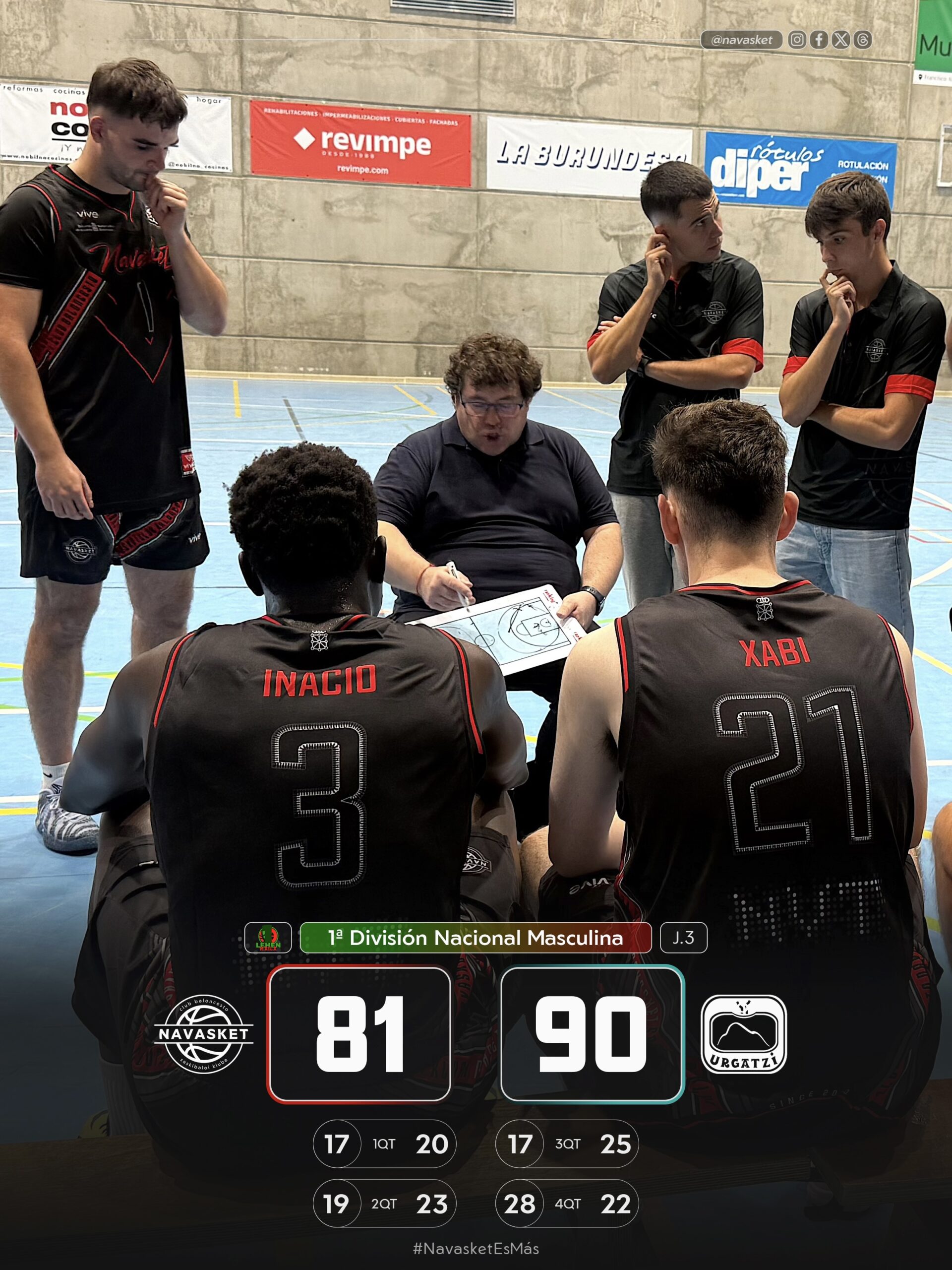 GAME-RECAP | 1DM | Navasket 1DM 81-90 Urgatzi